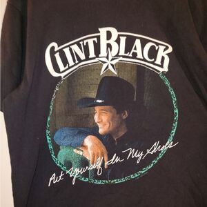 COPY - Vtg Clint Black concert tshirt